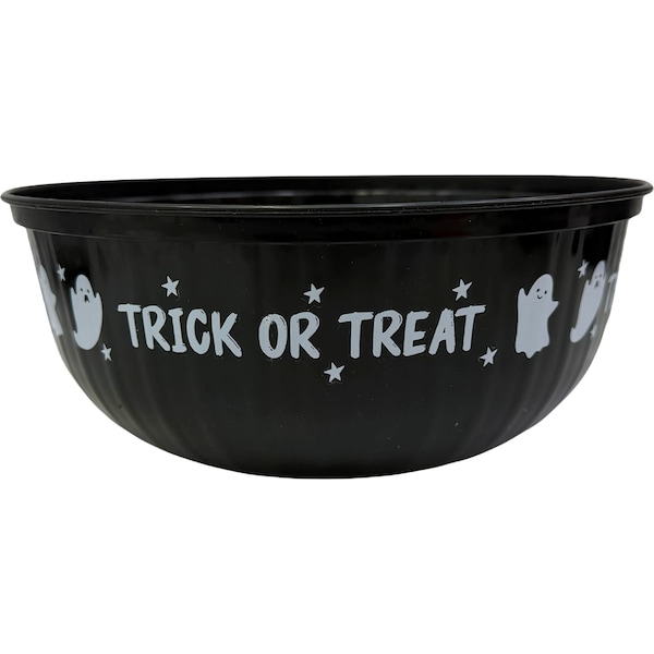 Halloween Trick Or Treat Bowl Black each