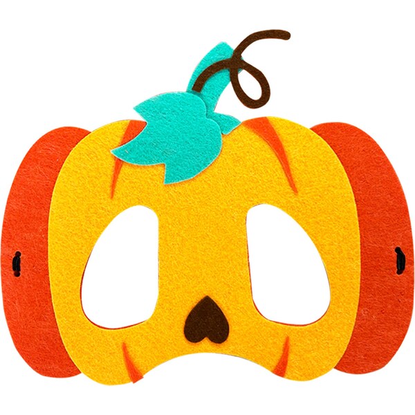 Halloween Kids Felt Mask Pumpkin each
