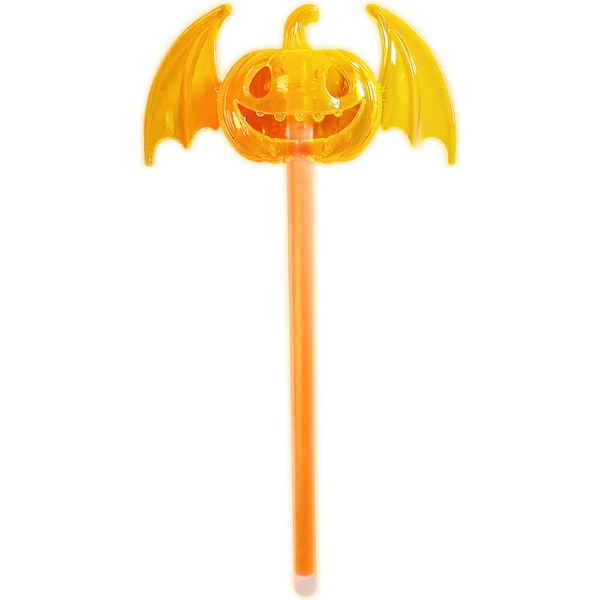 Halloween Glow Wand Pumpkin Bat each