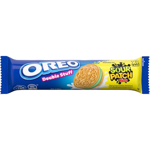 Oreo Double Stuffed Sour Patch Kids Cookies 136g