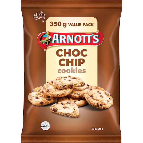 Arnott's Choc Chip Cookies 350g