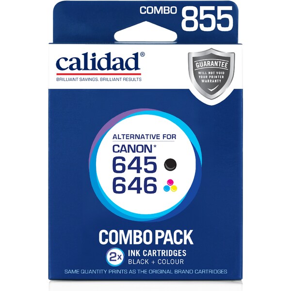 Calidad Canon PG-645 / CL-646 Ink Cartiridges 2 pack