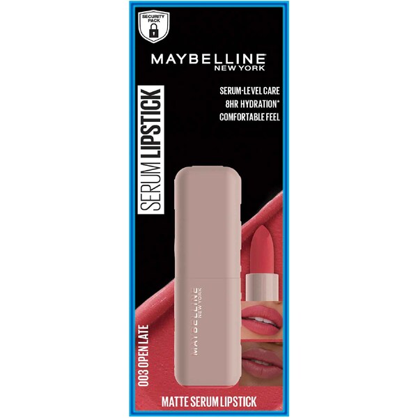 Maybelline Matte Serum Lipstick Open Late each