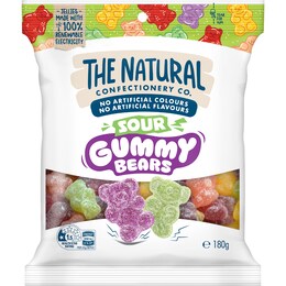 Sour Gummy Bears 180g – Woolworths