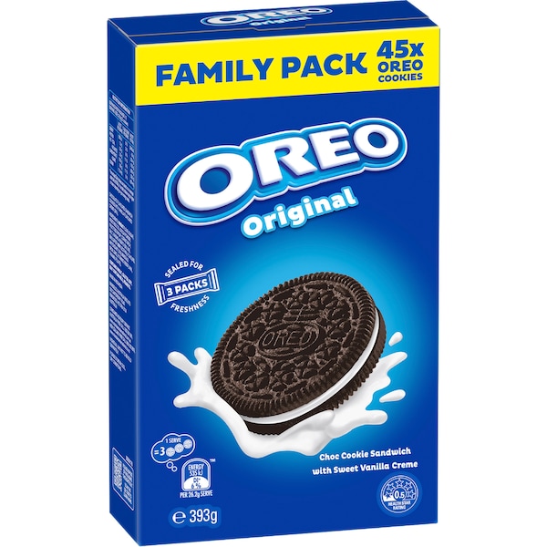 Oreo Original Cookies Family Pack 393g