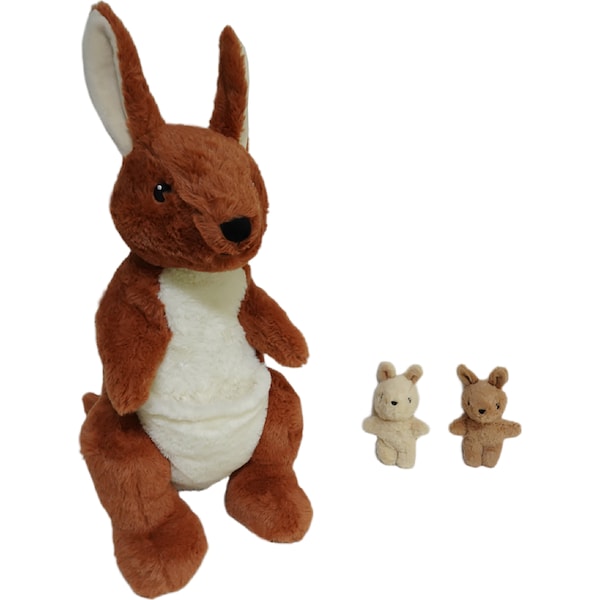 Mums & Bubs Red Kangaroo Jumbo Plush each