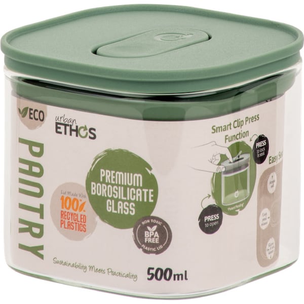 Urban Ethos Glass Pantry Canister 500mL each