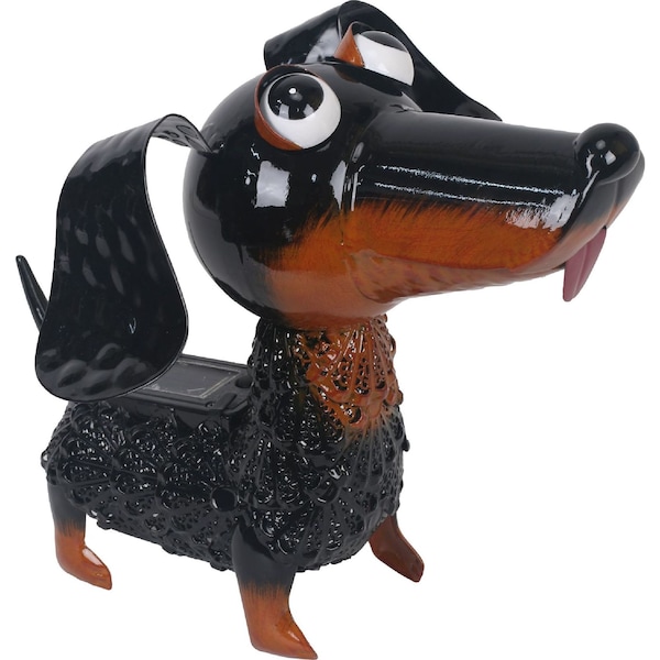 Green Gardener Solar Metal Dog Dachshund each