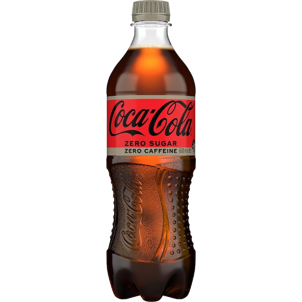 Coca-Cola Zero Sugar Zero Caffeine Bottle 600mL