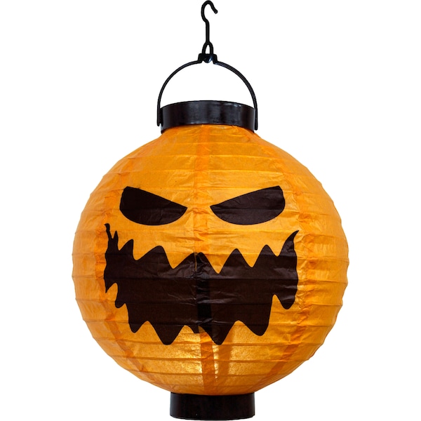Mirabella Hanging Light Up Lantern Pumpkin each