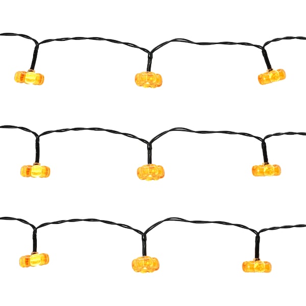 Mirabella Halloween LED String Lights Pumpkin 1.7m each