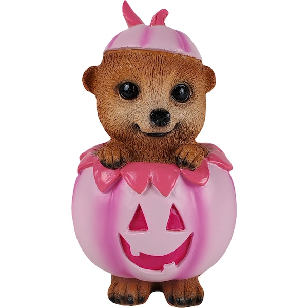 Mirabella Meerkat Figurine Pumpkin each