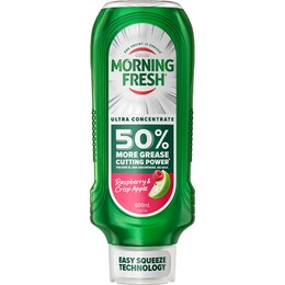 Morning Fresh Easy Squeeze Dishwashing Liquid Raspberry & Crisp Apple 600mL – Woolworths