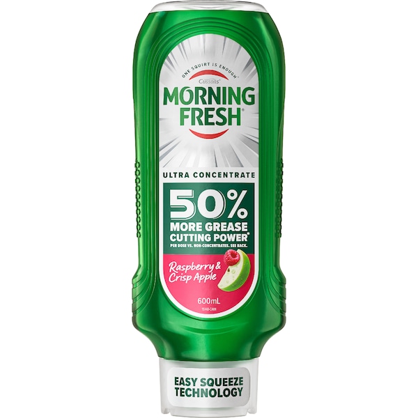 Morning Fresh Easy Squeeze Dishwashing Liquid Raspberry & Crisp Apple 600mL