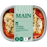 Fresh Menu Chicken Arrabiata With Capsicum Tomatoes & Parmesan