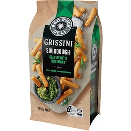 Red Rock Deli Grissini Salted Sourdough With Rosemary 135g – Woolworths