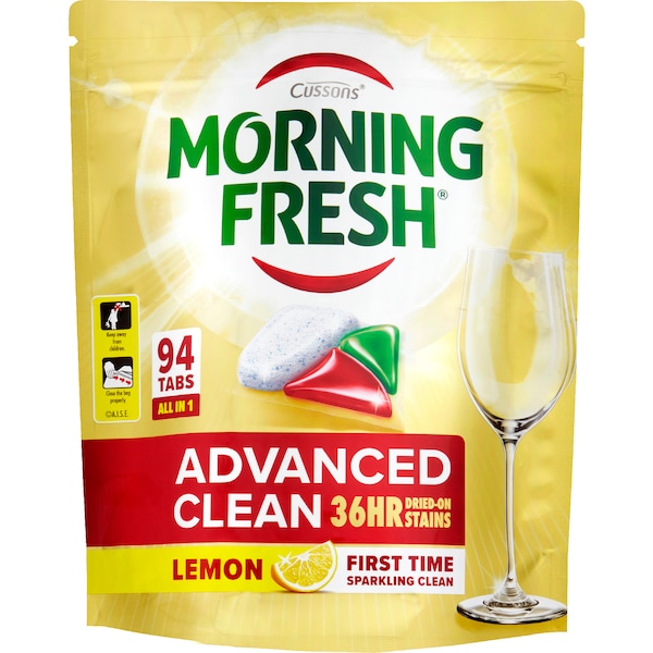 Morning Fresh Advanced Clean Dishwasher Tablets Lemon 94 pack