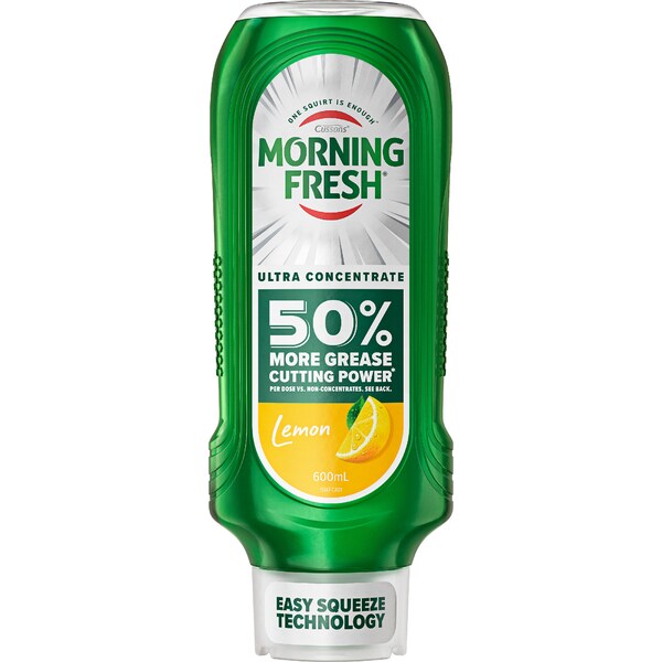 Morning Fresh Easy Squeeze Dishwashing Liquid Lemon 600mL