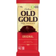 Cadbury Old Gold Original Dark Chocolate Block