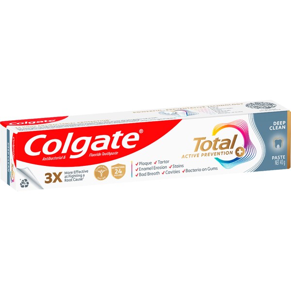 Colgate Total Active Prevention Toothpaste Deep Clean 40g