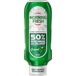 Morning Fresh Easy Squeeze Dishwashing Liquid Original 600mL – Woolworths