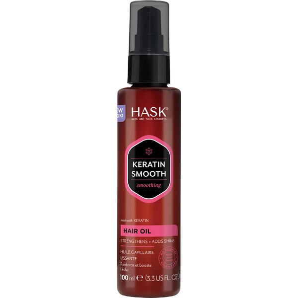 Hask Keratin Smooth Hair Oil 100mL