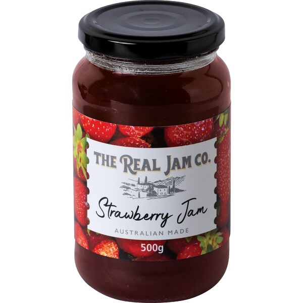 The Real Jam Co. Strawberry 500g