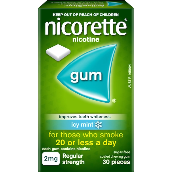 Nicorette Gum Icy Mint 30 pack