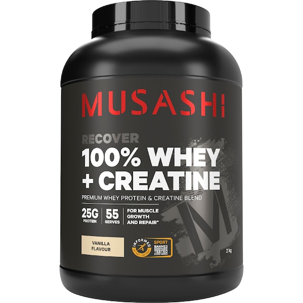 Musashi 100% Whey + Creatine Vanilla 2kg