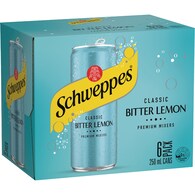 Schweppes Classic Bitter Lemon Premium Mixer Mini Cans