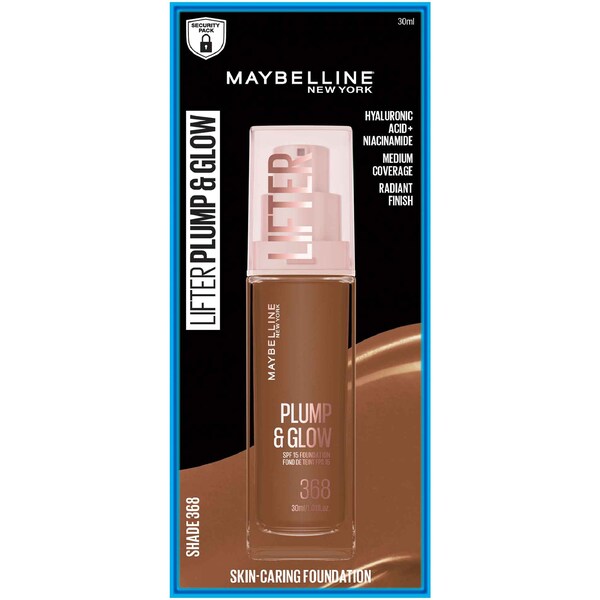 Maybelline Lifter Plump & Glow Foundation Shade 368 SPF15 30mL