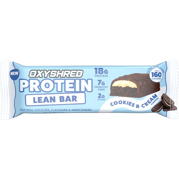 Oxyshred Protein Lean Bar Cookies & Cream 50g