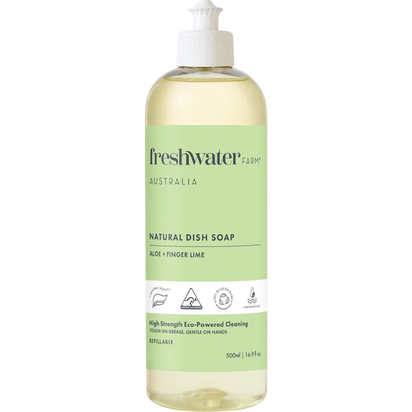 Freshwater Farm Australia Dishwashing Liquid Aloe & Finger Lime 500mL