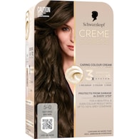Schwarzkopf Creme Supreme 5-0 Natural Brown Permanent Hair Dye
