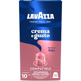 Lavazza Crema E Gusto Dolce Coffee Pods Nespresso Compatible 10 pack – Woolworths