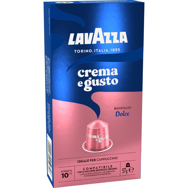 Lavazza Crema E Gusto Dolce Coffee Pods 10 pack