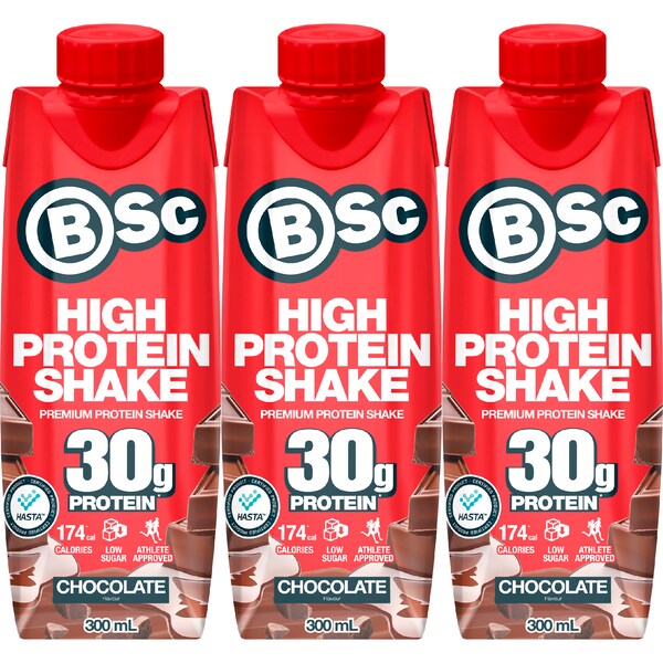 BSc Protein Shake Chocolate 300mL x 3 pack