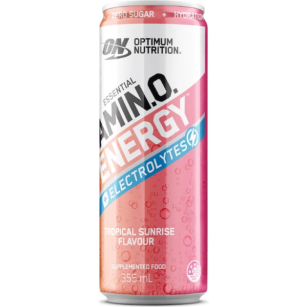 Optimum Nutrition Amino Energy Drink Tropical Sunrise 355mL
