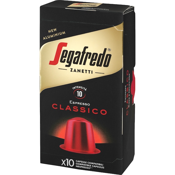 Segafredo Classico Coffee Capsules 10 pack