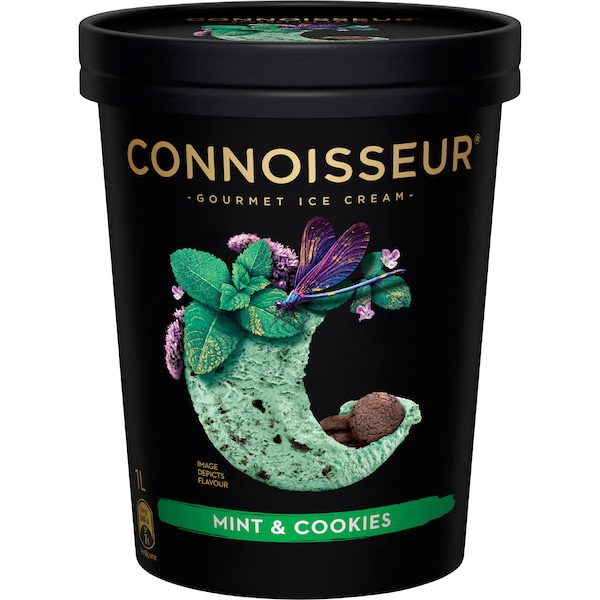 Connoisseur Gourmet Ice Cream Mint & Cookies 1L