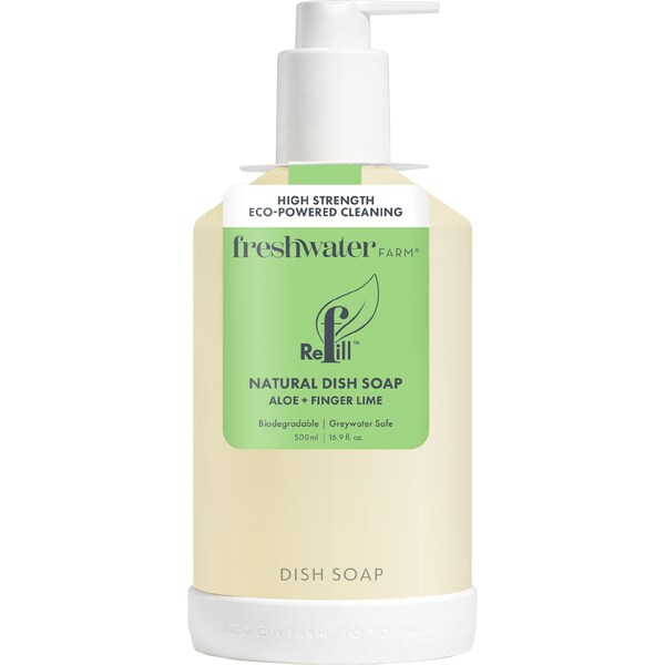 Freshwater Farm Australia Liquid Dish Soap Aloe & Finger Lime 500mL