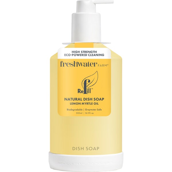 Freshwater Farm Australia Liquid Dish Soap Lemon Myrtle 500mL