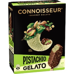 Connoisseur Connoisseur Pistachio Gelato Dessert Sticks 320mL 4 pack