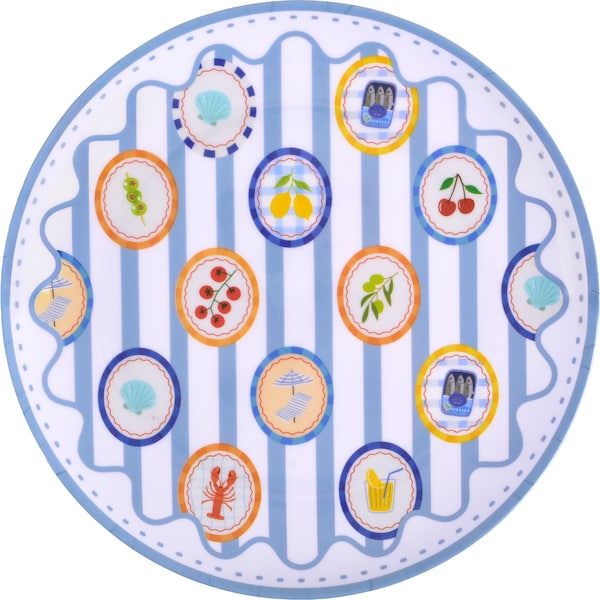 Armada Melamine Plate Coastal each