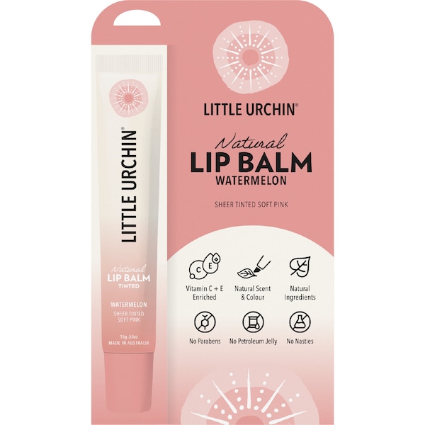 Little Urchin Tinted Lip Balm Watermelon 15g