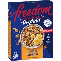 Freedom Crafted Blends Protein Granola Honey Cashew