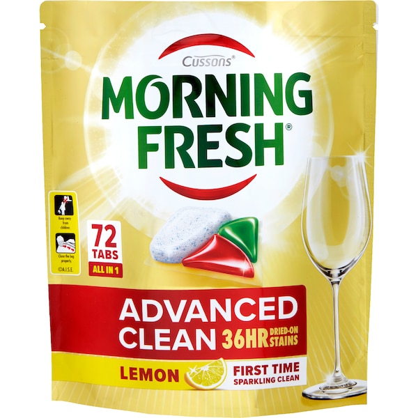 Morning Fresh Advanced Clean Dishwasher Tablets 72 pack