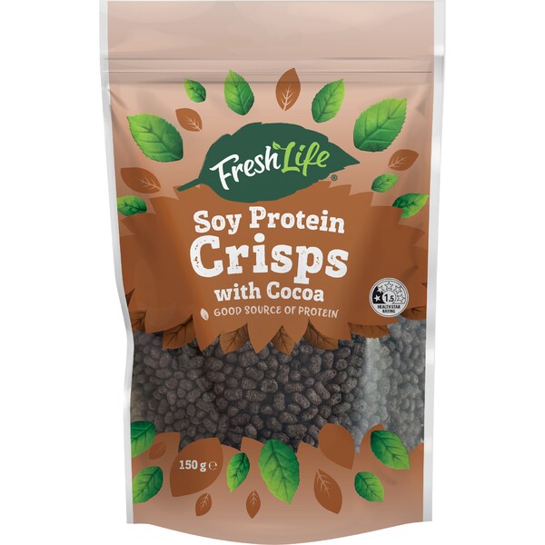 Fresh Life Soy Protein Crisps Cocoa 150g