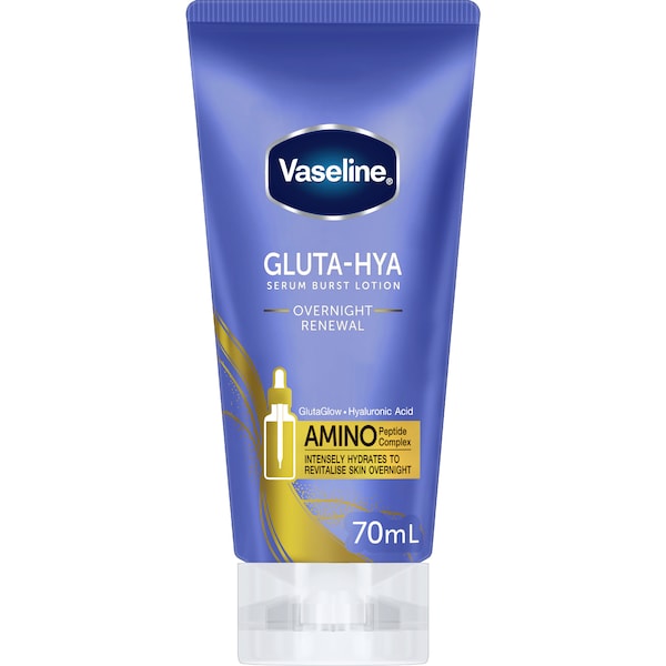 Vaseline Gluta-Hya Serum Burst Lotion Overnight Renewal 70mL