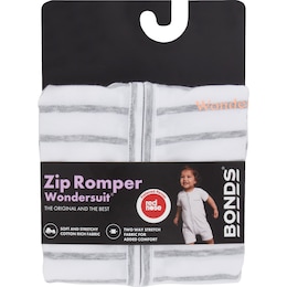 Bonds Baby Zippy Romper Size 000-2 each – Woolworths